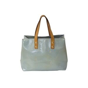 LOUIS VUITTON Reade Monogram Vernis Handbag Blue